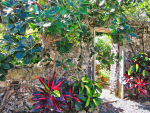 botanical garden entryway